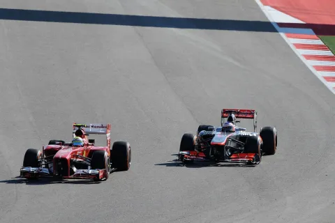 Massa and Button fought only to the last position in the points