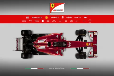 Ferrari F 14 T from above
