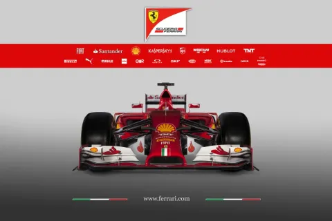 Ferrari F 14 T: The front view