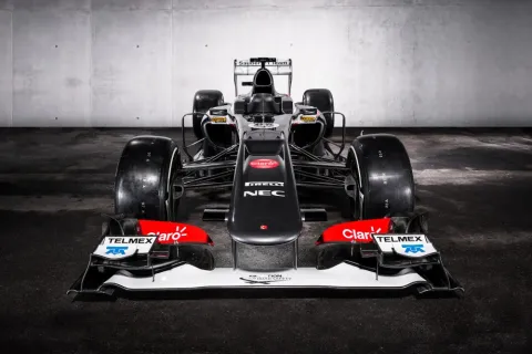 Front view of the Sauber C32
