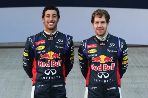 Bull Riders 2014: Sebastian Vettel and Daniel Ricciardo