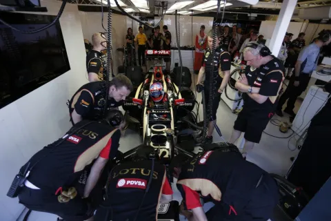 Romain Grosjean: A lot of work at Lotus
