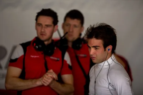 André Negrão: 2013 10th in Formula Renault 3.5, here with Arden