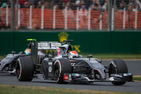 Both Sauber running at the finish, but no points