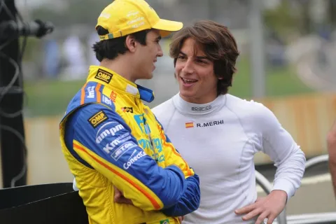 One of the guest drivers: Roberto Merhi at Hanier Racing