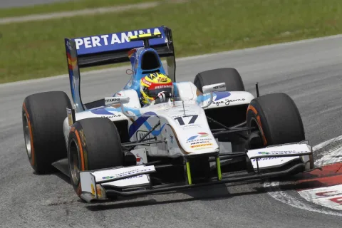 #17 Rio Haryanto – Addax Team – Dallara GP2/11 - Mecachrome – GP2 Series 2013