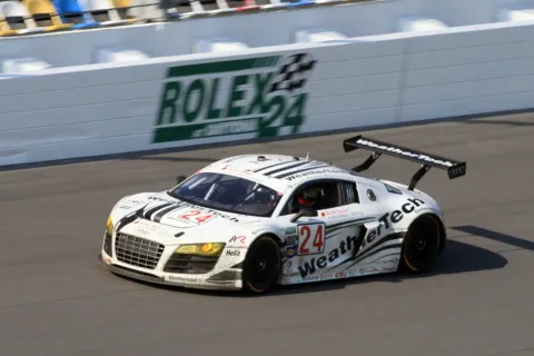 #24 Oliver Jarvis – Alex Job Racing – Audi R8 LMS – Grand-Am Sports Car Series 2013