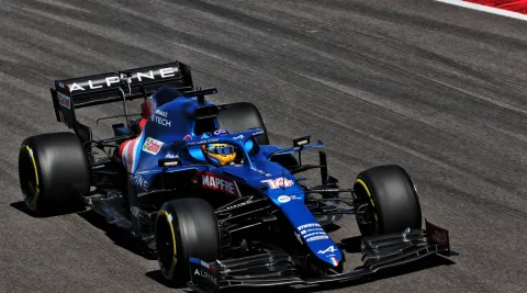 #14 Fernando Alonso – Alpine F1 Team – Alpine A521 - Renault – FIA Formula 1 World Championship 2021