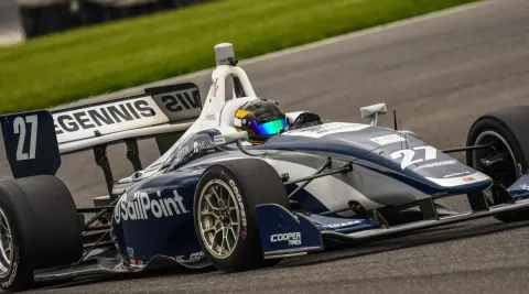 #27 Robert Megennis – Andretti Autosport – Dallara IL15 - Mazda – Indy Lights 2019