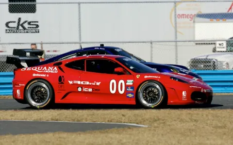 #00 Emmanuel Collard – Aten Motorsports – Ferrari F430 GT3 – Grand-Am Sports Car Series 2011