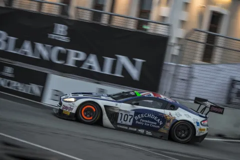 #107 Jonathan Adam – Beechdean Motorsport – Aston Martin Vantage GT3 V12 – Blancpain Sprint Series 2014