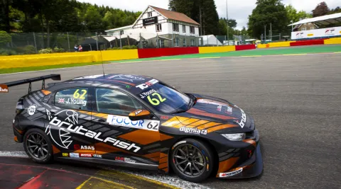 #62 Jack Young – Brutal Fish Racing Team – Honda Civic Type R TCR (II) – TCR Euro Series 2021