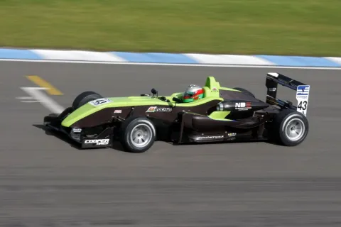 #43 Hywel Lloyd – C F Racing – Dallara F308 - Mugen Honda – British Formula 3 Championship 2012