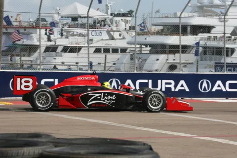 #18 Bruno Junqueira – Dale Coyne Racing – Dallara IR-05 - Honda – IRL IndyCar Series 2008