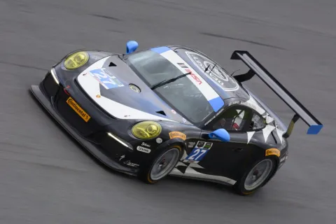#27 Patrick Dempsey – Dempsey Racing – Porsche 911 GT America (991) – IMSA United SportsCar Championship 2014