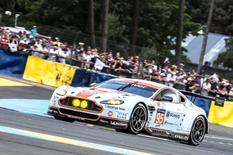 #95 Nicki Thiim – Young Driver AMR – Aston Martin V8 Vantage GT2 – 24h LeMans 2014
