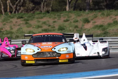#69 Stuart Hall – Gulf Racing – Aston Martin V8 Vantage GT2 – European LeMans Series 2012