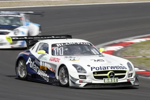 #11 Sergei Afanasiev – HTP Motorsport – Mercedes SLS AMG GT3 – ADAC GT Masters 2013