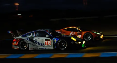 #76 Jean Karl Vernay – IMSA Performance – Porsche 911 GT3 RSR (997-2012) – 24h LeMans 2013
