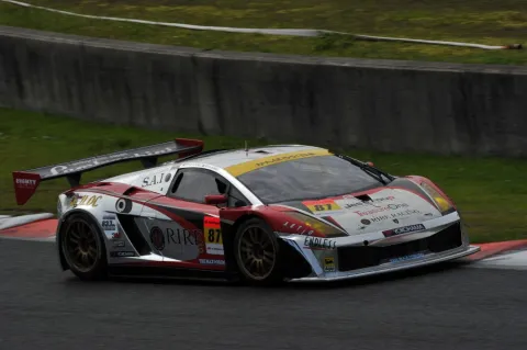 #87 Atsushi Yogo – JLOC – Lamborghini Gallardo RG-3 – Japanese Super GT Series 2011