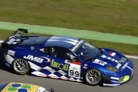 #99 Ben Aucott – JMB Racing – Ferrari F430 GT2 – LeMans Series (LMS) 2008