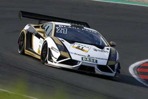 #21 Frank Schmickler – Leipert Motorsport – Lamborghini Gallardo FL2 – ADAC GT Masters 2013