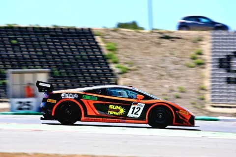 #12 Leo Machitski – Leipert Motorsport – Lamborghini Gallardo LP600+ – FIA GT3 European Championship 2012