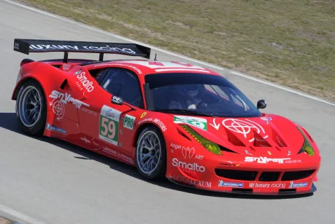 #59 Stephane Ortelli – Luxury Racing – Ferrari 458 Italia GTC – American LeMans Series 2011