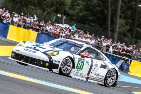 #91 Jörg Bergmeister – Manthey Racing – Porsche 911 RSR (991) – 24h LeMans 2014