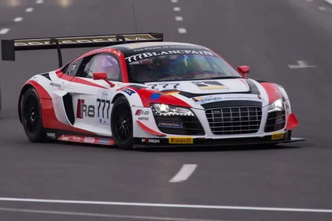 #777 Kelvin van der Linde – Prosperia C.Abt Racing – Audi R8 LMS ultra – Blancpain Sprint Series 2014