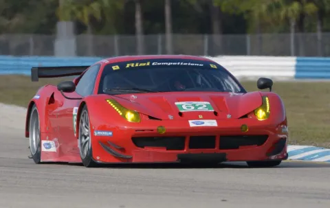 #62 Matteo Malucelli – Risi Competizione – Ferrari 458 Italia GTC – American LeMans Series 2013