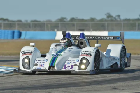 #9 Bruno Junqueira – Rocketsports Racing – Oreca FLM09 - Chevrolet – American LeMans Series 2013
