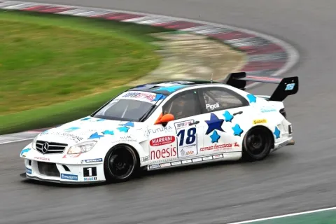 #18 Massimo Pigoli – Romeo Ferraris – Mercedes C63 AMG (W204) – International Superstars Series 2011