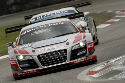 #40 David Hallyday – Sainteloc Racing – Audi R8 LMS ultra – Blancpain Endurance Series 2012