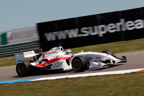 #31 Craig Dolby – SF Team England (Alan Docking Racing) – Panoz DP09B - Menard – Superleague Formula 2011