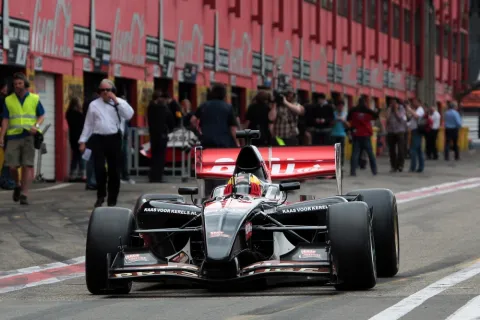 #7 Robert Doornbos – SF Team Japan (AtechReid GP) – Panoz DP09B - Menard – Superleague Formula 2011