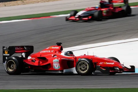 #1 Frederic Vervisch – SF Team Liverpool (AtechReid GP) – Panoz DP09B - Menard – Superleague Formula 2010
