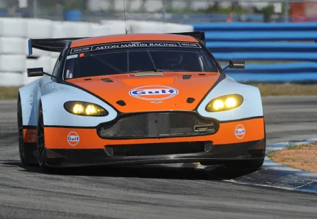 #60 Roald Goethe – Gulf Racing – Aston Martin V8 Vantage GT2 – Intercontinental LeMans Cup 2011